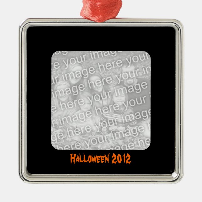 Metal Ornamento de Quadro Preto (Frente)