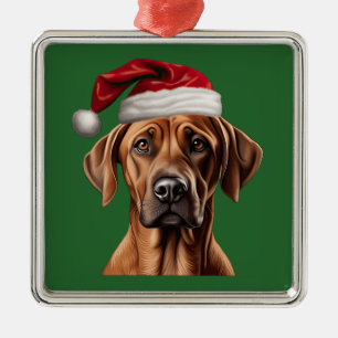 Metal Ornamento de Ridgeback da Rodarela de Natal