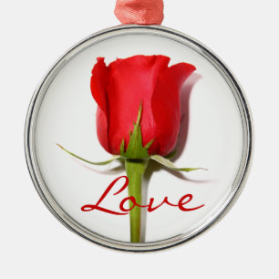 Metal Ornamento de Rosas vermelhas