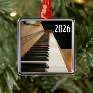 Metal Ornamento de Teclado de Piano