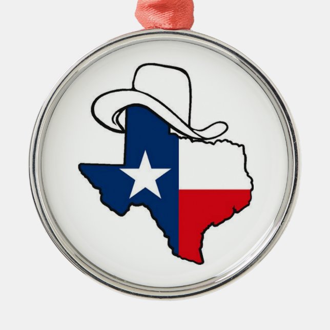 Metal Ornamento de Texas (Frente)
