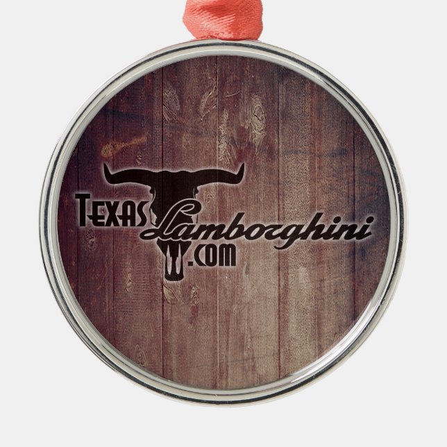 Metal Ornamento de Texas Lamborghini (Frente)