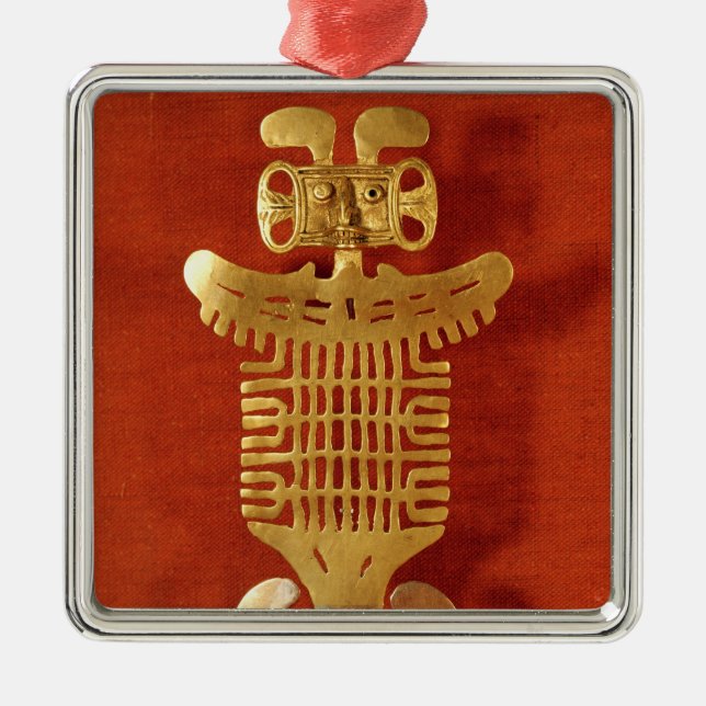 Metal Ornamento de Tolima sob a forma do humano-dirigido (Frente)