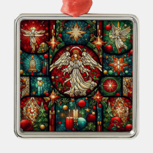 Metal Ornamento de Vidro Contido de Natal