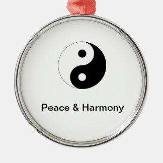 Metal Ornamento de Yin/Yang