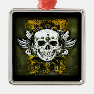 Metal Ornamento Dia De Los Muertos