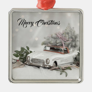 Metal Ornamento do Benz de Mercedes do Feliz Natal