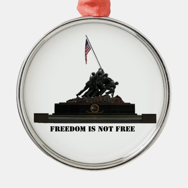 Metal Ornamento do círculo do memorial de guerra do (Frente)