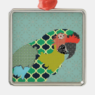 Metal Ornamento do Macaw de Molly