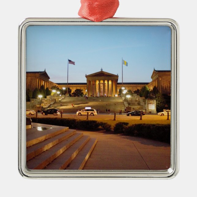 Metal Ornamento do museu de arte de Philadelphfia (Frente)