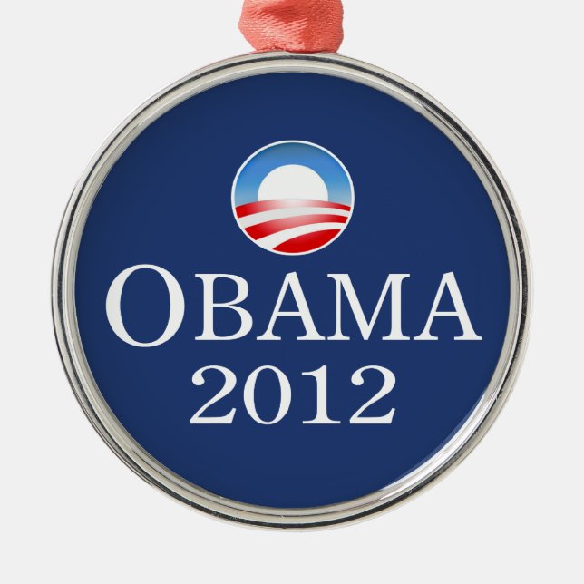 Metal Ornamento do prêmio de Obama 2012 (Frente)