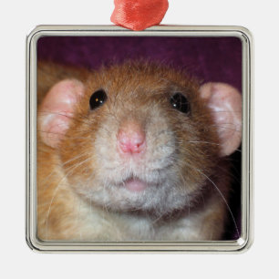 Metal Ornamento do rato de Dumbo
