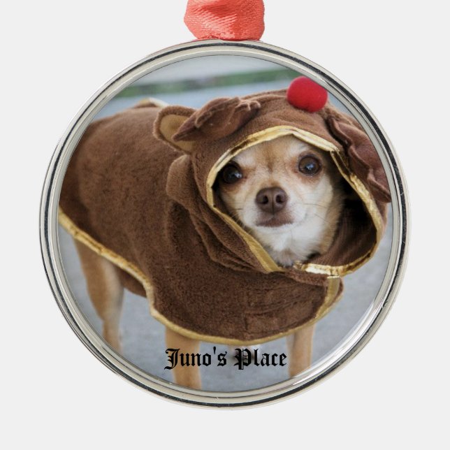 Metal Ornamento dos cervos de Juno (Frente)