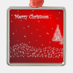 Metal Ornamento Feliz de Natal