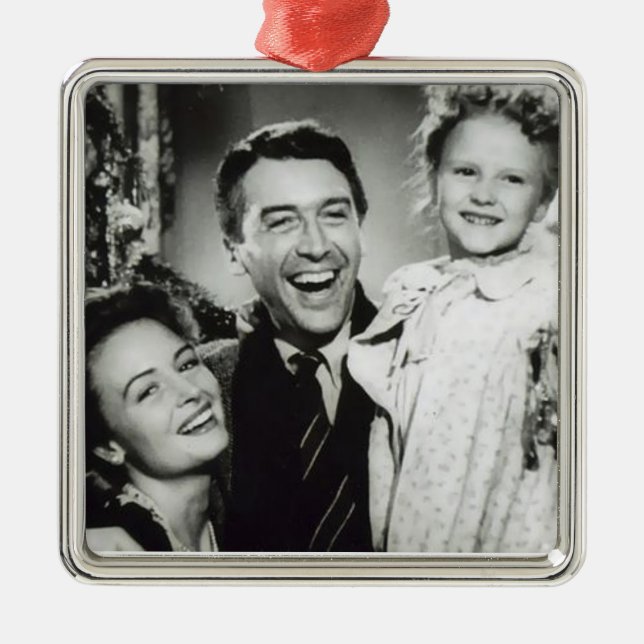 Metal Ornamento Feliz de Natal (Frente)