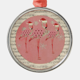 Metal Ornamento festivo cor-de-rosa dos flocos de neve