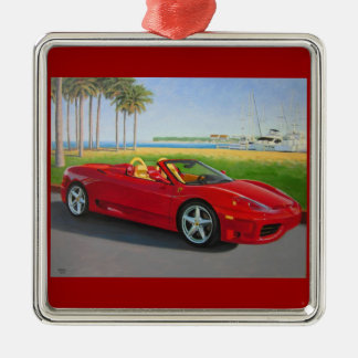 Metal Ornamento italiano do carro de esportes