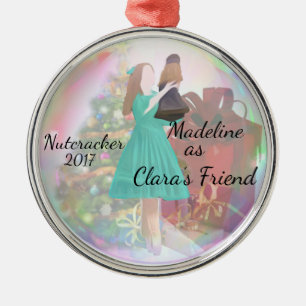 Metal Ornamento personalizado do Nutcracker - o amigo de