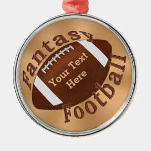 Metal Ornamento Personalizado Legal de Futebol