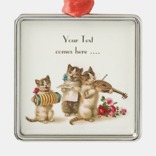 Metal Ornamento Quadrado Premium de Desparo