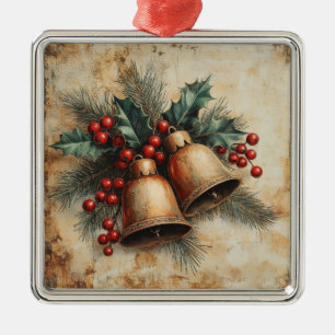 Metal Ornamento Vintage de Natal
