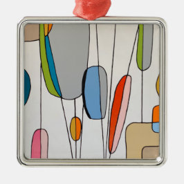 Metal Prendendo por um Ornamento de Thread