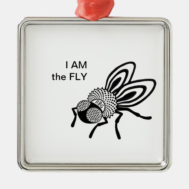 Metal RBG Collar Ruth Bader Ginsburg - Ornamento de Voo (Frente)