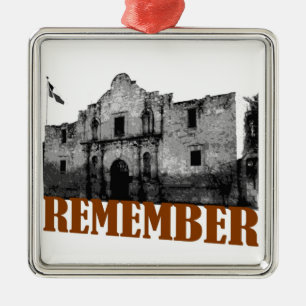 Metal Recorde o ornamento de Alamo
