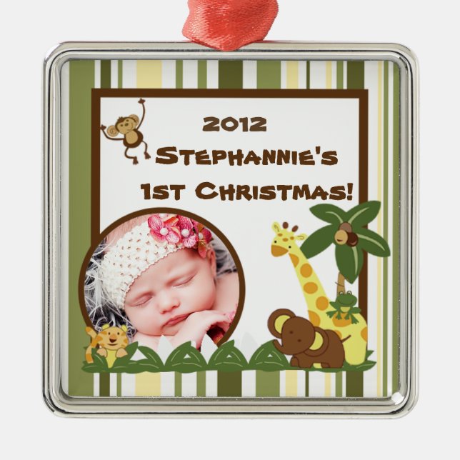 Metal Selva Personalizada de Ornamento Personalizada (Frente)