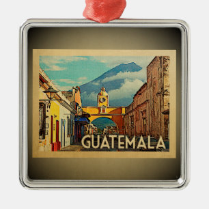 Metal Viagens vintage do ornamento de Guatemala