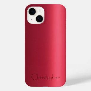 Metálico de aço inoxidável vermelho de titânio