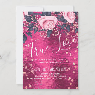 Metálico de Casamento de Orçamento Olhar Rosegold