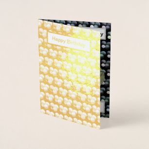 Metalizado Bolinhos De Aniversário, Cartão De Aniversário.