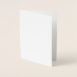 Metalizado Cartão de Alumínio<br><div class="desc">crie seu próprio estilo minimalista branco personalizável, que pode ser facilmente atualizado com sua foto e texto. Se precisar de ajuda para personalizar este produto, por favor entre em contato comigo usando o botão de mensagem abaixo e ficarei feliz em ajudar.</div>