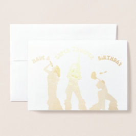 Metalizado Cartão de Aniversário da Mamma Mia!