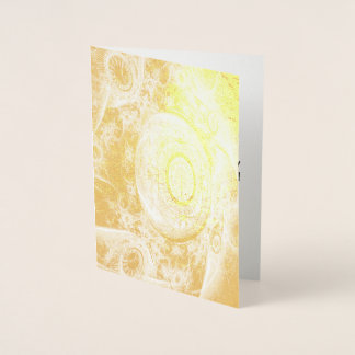 Metalizado Cartão de Aniversário de Folha de Tempo Steampunk