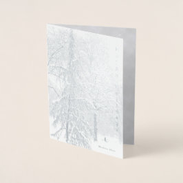 Metalizado Cartão de antídoto para feriados e prazeres simple