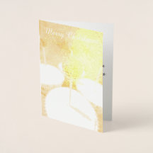 Cartão de Foil de Natal do Robin Cupcakes