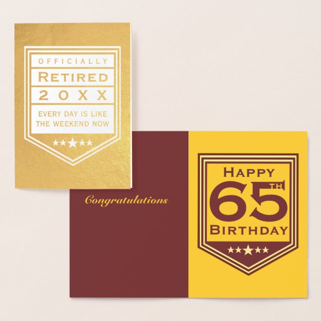 Metalizado Cartão de Foil Oficialmente Reformado (Exibição)