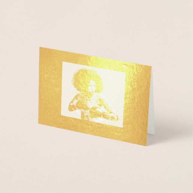 Metalizado Cartão de Foil para Mulheres Sem Limites (Frente)