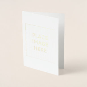 Metalizado Cartão de Foil Standard (5"x7")