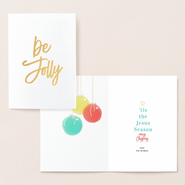 Metalizado Cartão de Folha de Natal Sparkasse (Exibição)