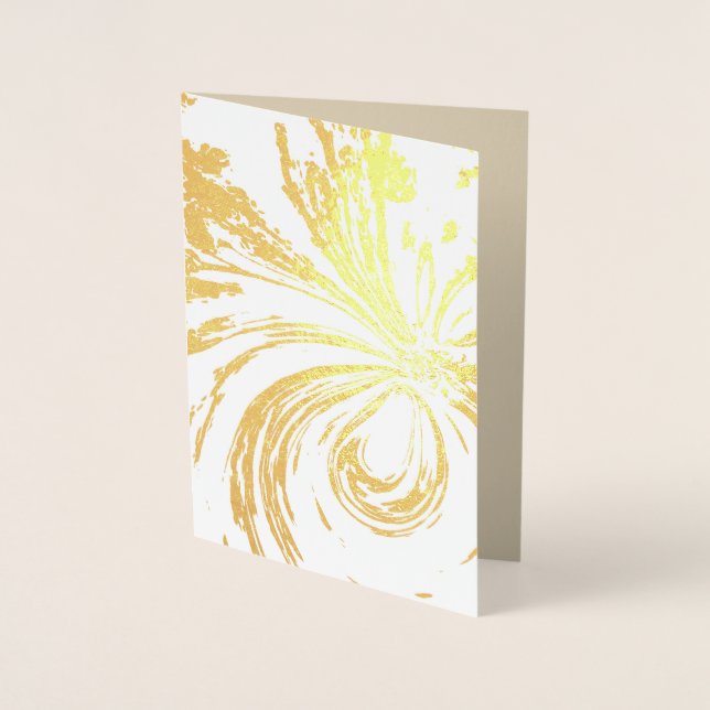 Metalizado Cartão de folha de ouro de "Fada" com Vazio com en (Frente)