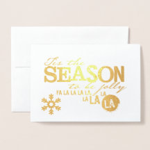 Cartão de Folha de Tis a Temporada