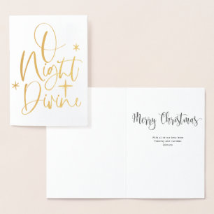 Metalizado Cartão de Natal Religioso Personalizado sem Fotogr
