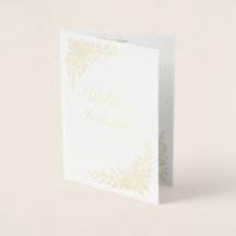 Cartão de Nota de Casamento Floral Elegante