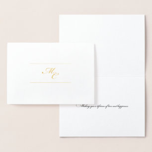 Metalizado Cartão de presente/saudação de Mariah e Chris