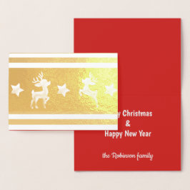 Metalizado Cartão de Saudação Personalizado para Realizador D