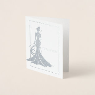 Metalizado Cartão Rainha de Folha Pageant