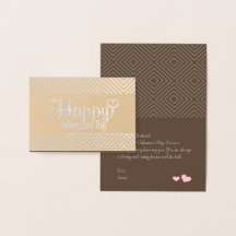 Padrão de diamante Cartão de Namorados